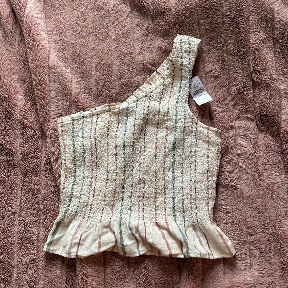 One shoulder American eagle top